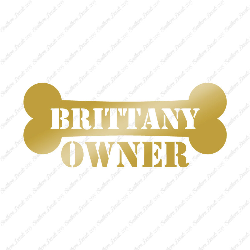 Brittany Dog Owner Bone