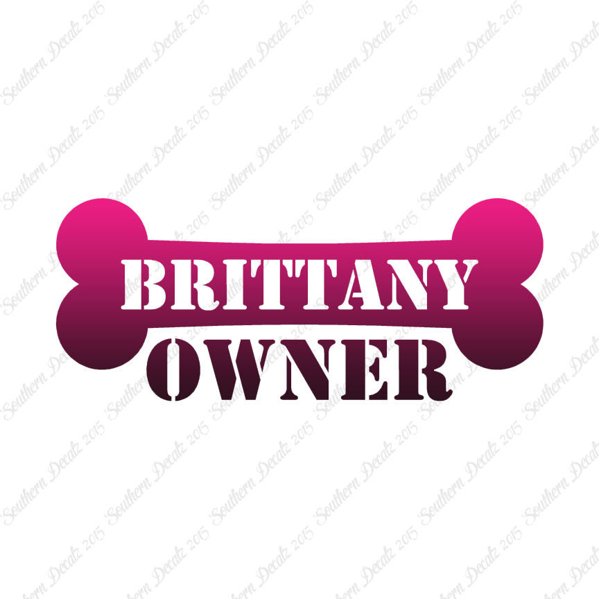 Brittany Dog Owner Bone
