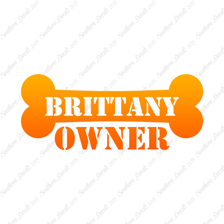 Brittany Dog Owner Bone