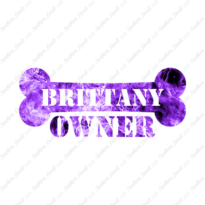 Brittany Dog Owner Bone