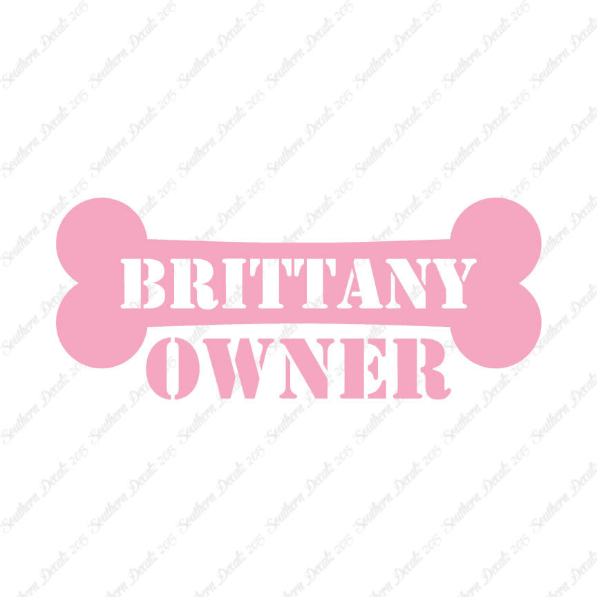 Brittany Dog Owner Bone