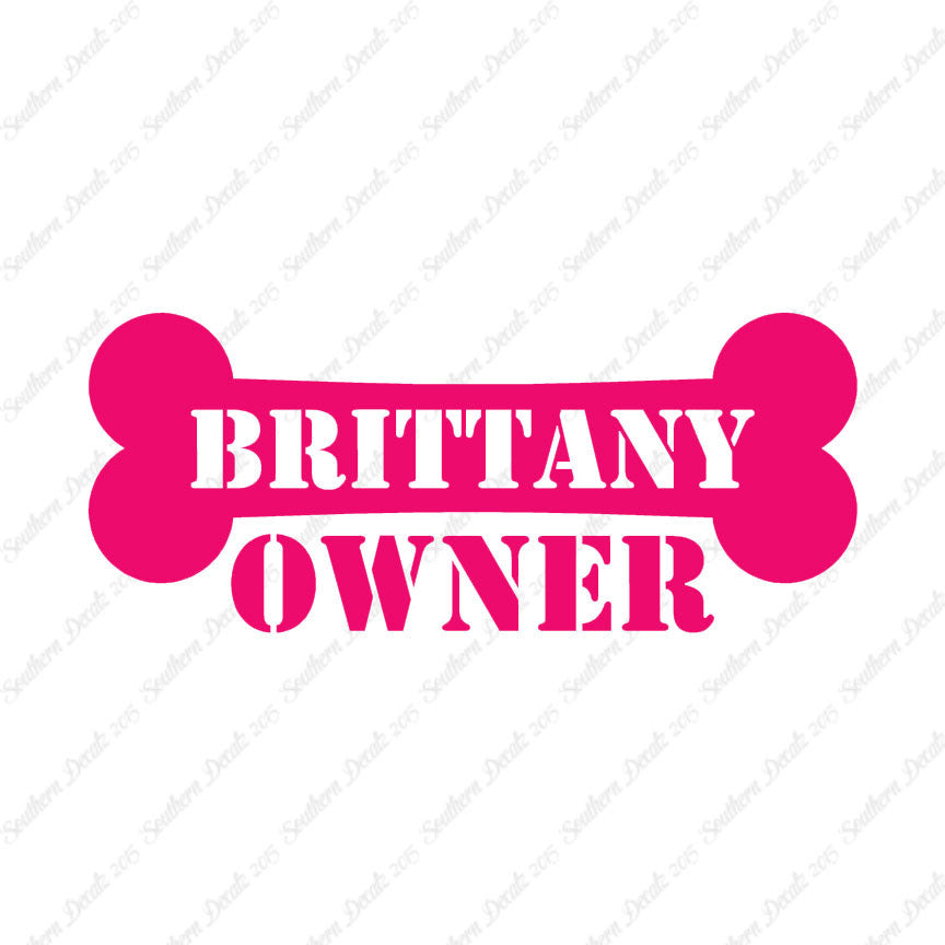 Brittany Dog Owner Bone