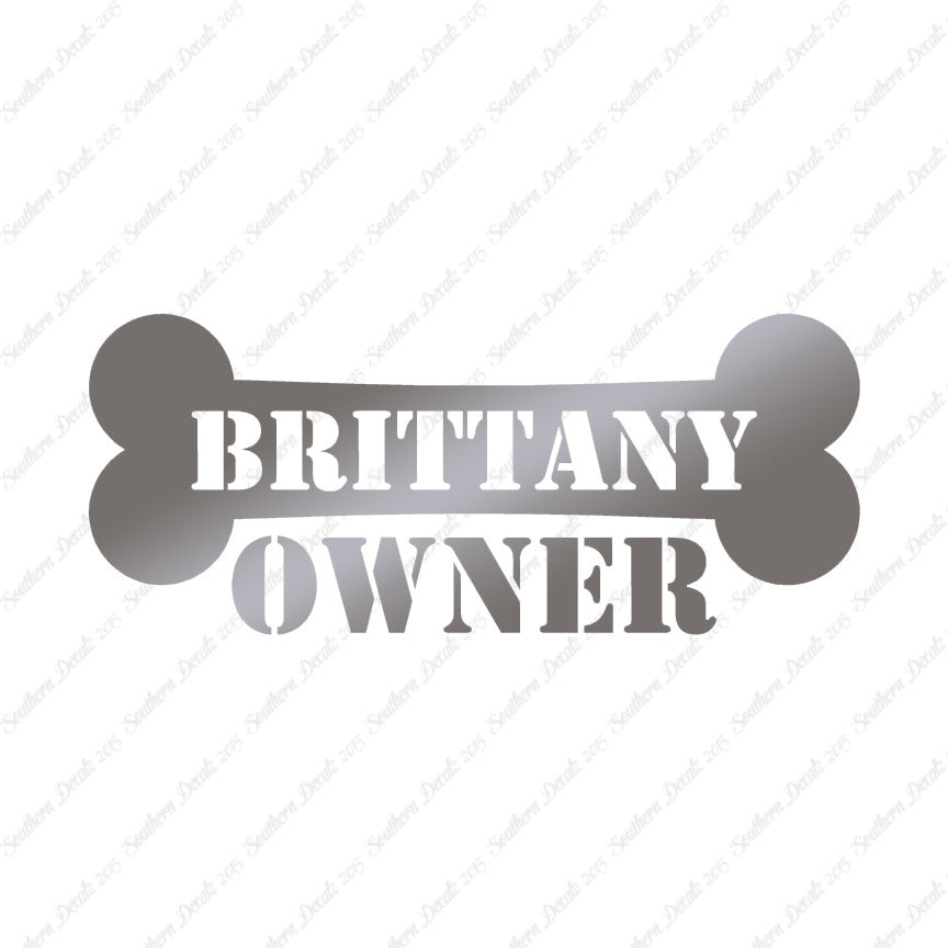 Brittany Dog Owner Bone
