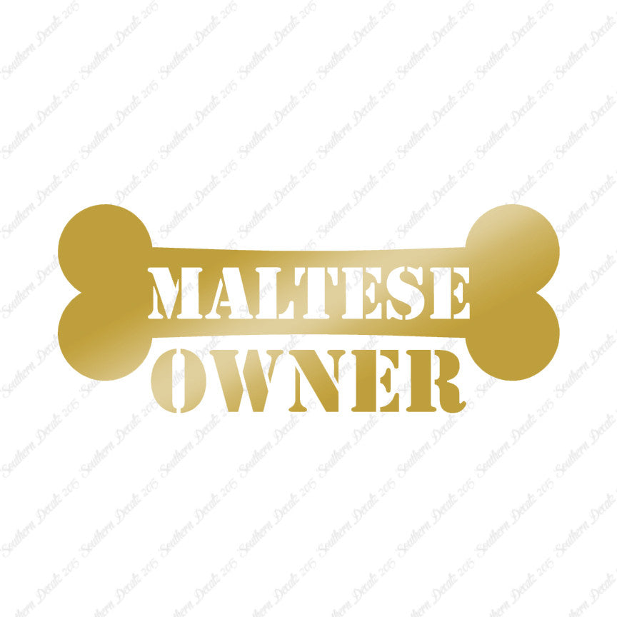 Maltese Dog Owner Bone