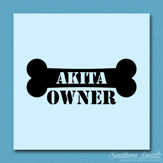Akita Dog Owner Bone