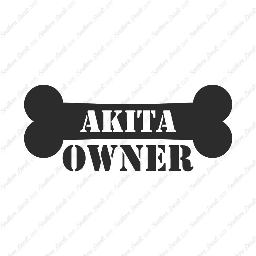 Akita Dog Owner Bone