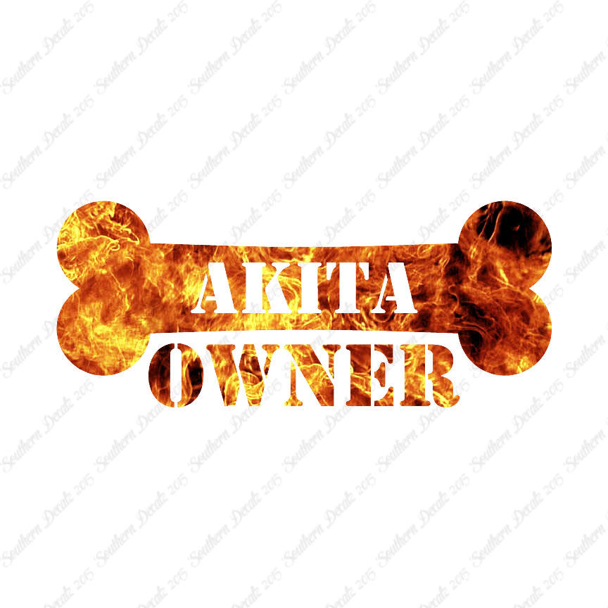 Akita Dog Owner Bone