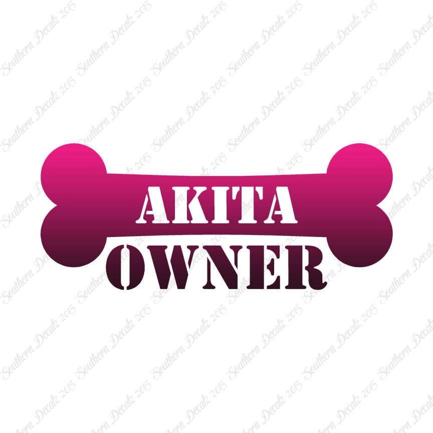 Akita Dog Owner Bone
