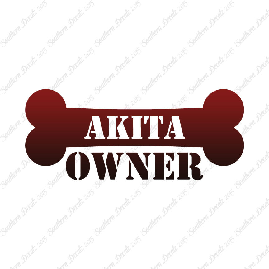 Akita Dog Owner Bone
