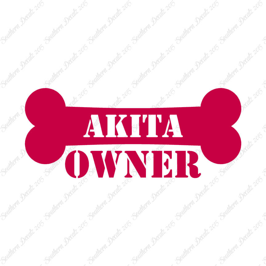 Akita Dog Owner Bone