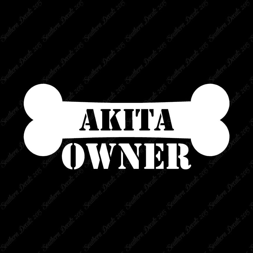 Akita Dog Owner Bone