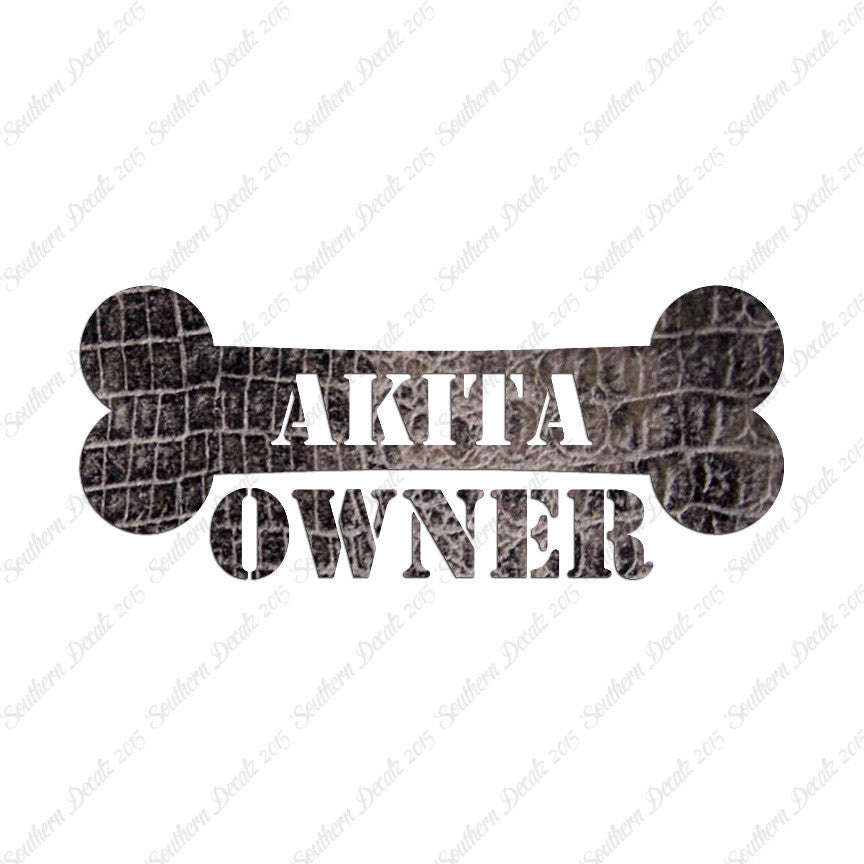 Akita Dog Owner Bone