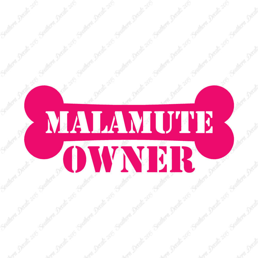 Malamute Dog Owner Bone