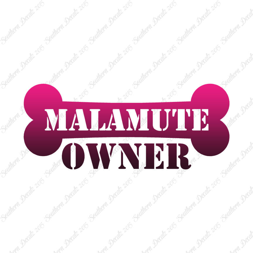Malamute Dog Owner Bone