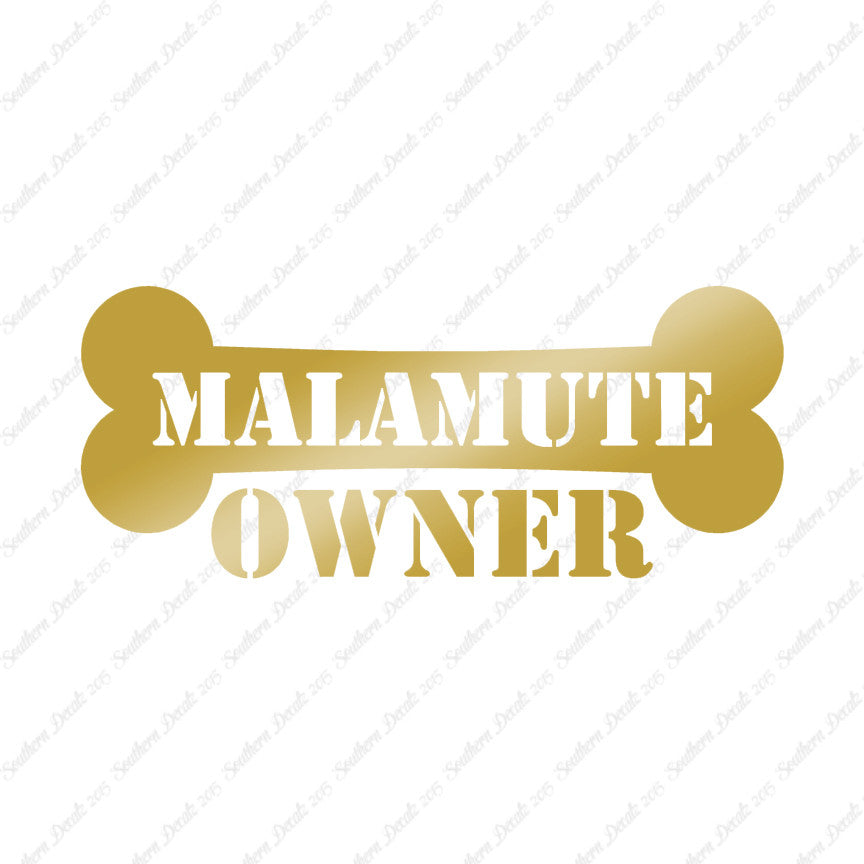 Malamute Dog Owner Bone
