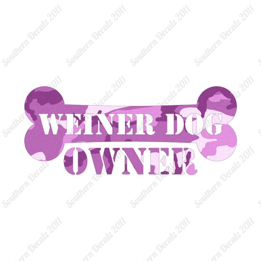Weiner Dog Owner Bone Dachshund