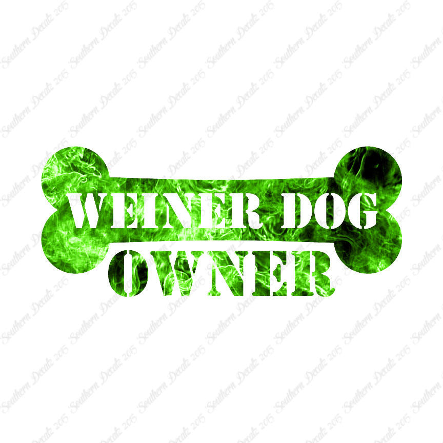 Weiner Dog Owner Bone Dachshund