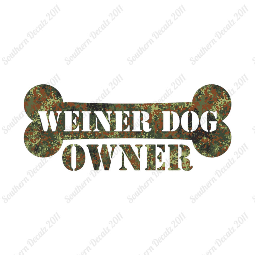 Weiner Dog Owner Bone Dachshund