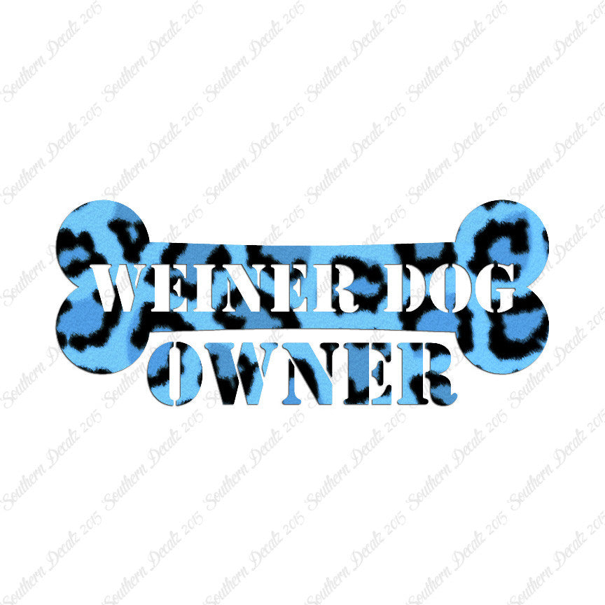 Weiner Dog Owner Bone Dachshund