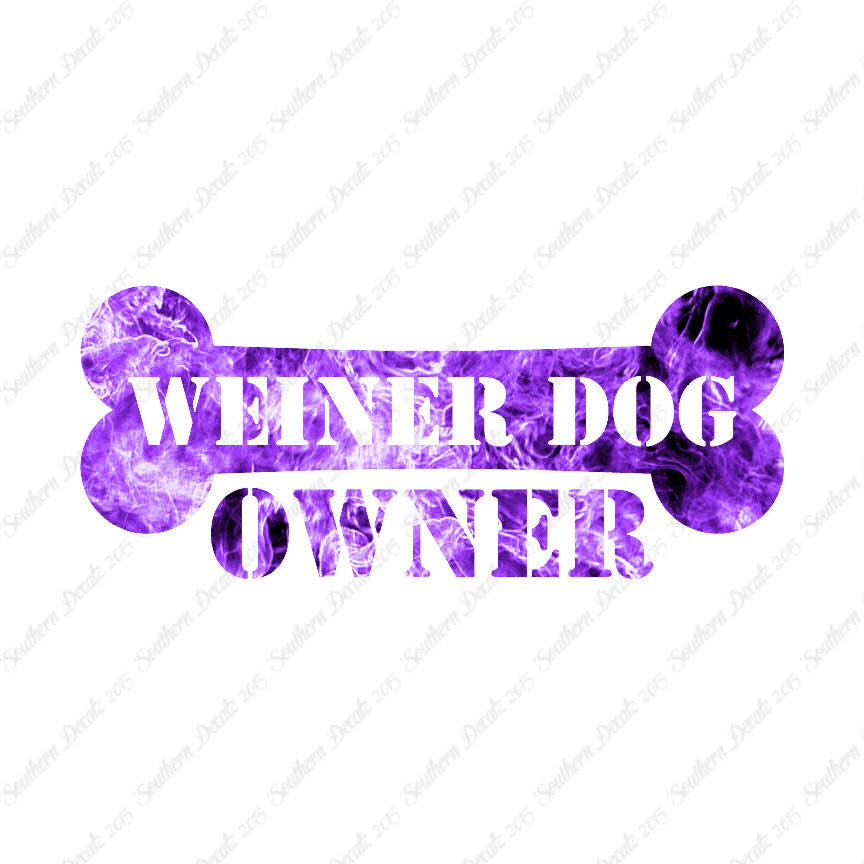 Weiner Dog Owner Bone Dachshund