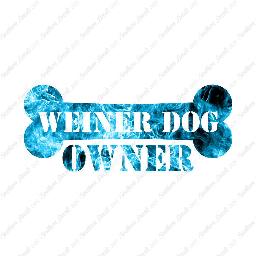 Weiner Dog Owner Bone Dachshund