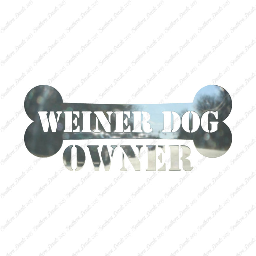 Weiner Dog Owner Bone Dachshund