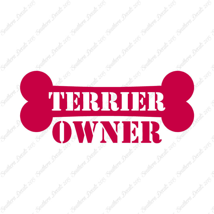 Terrier Dog Owner Bone