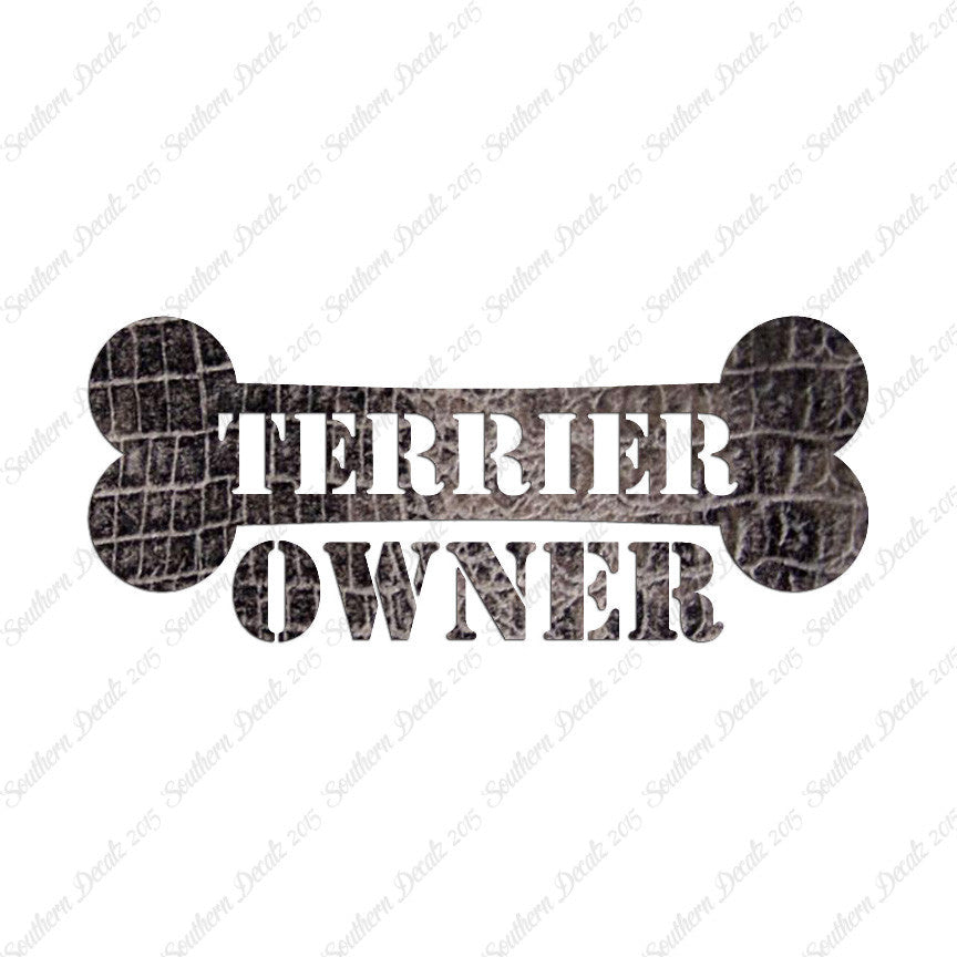 Terrier Dog Owner Bone