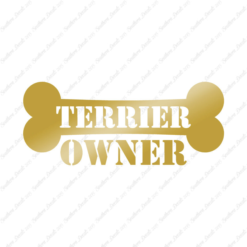 Terrier Dog Owner Bone