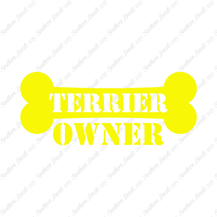 Terrier Dog Owner Bone