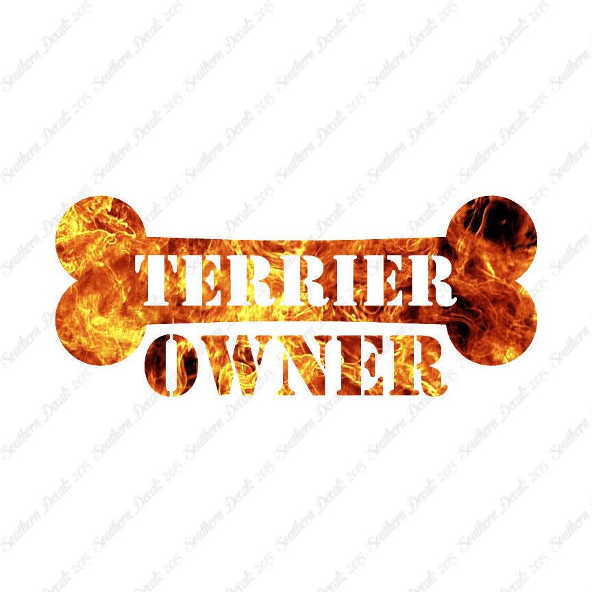 Terrier Dog Owner Bone