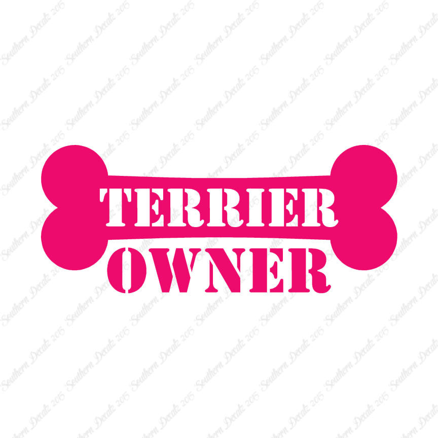 Terrier Dog Owner Bone