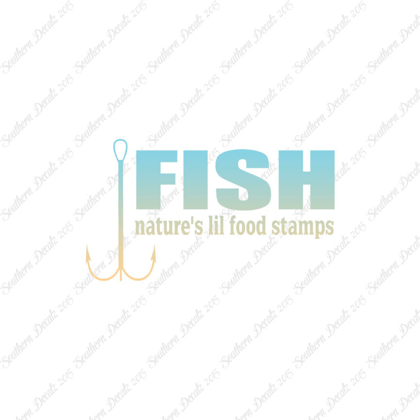Fish Natures Food Stamp Fishing