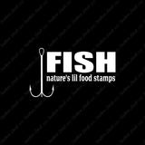 Fish Natures Food Stamp Fishing