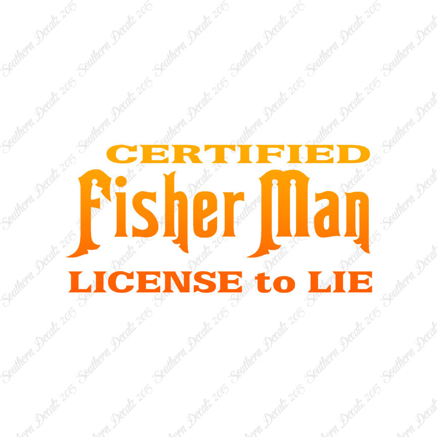 Fisher Man License To Lie