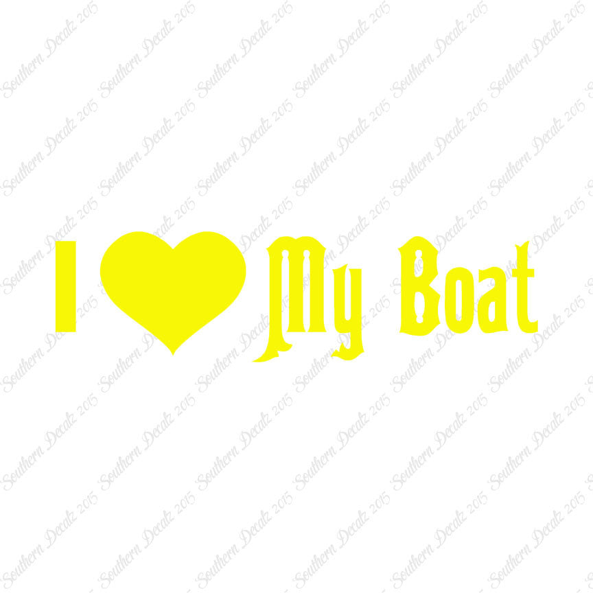 I Love My Boat