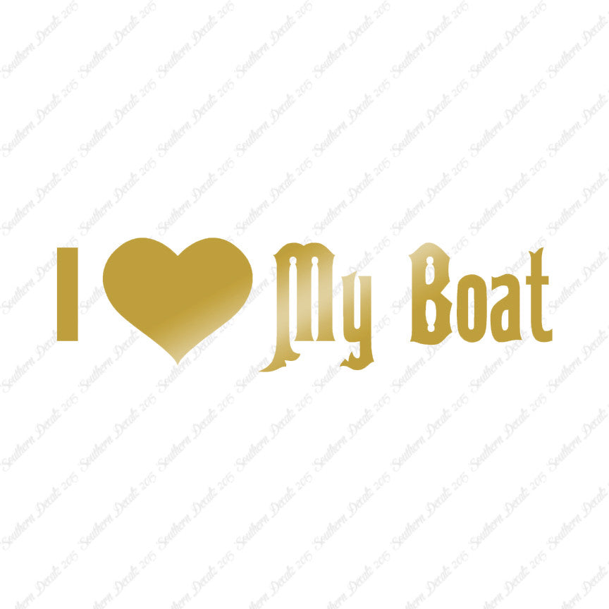 I Love My Boat