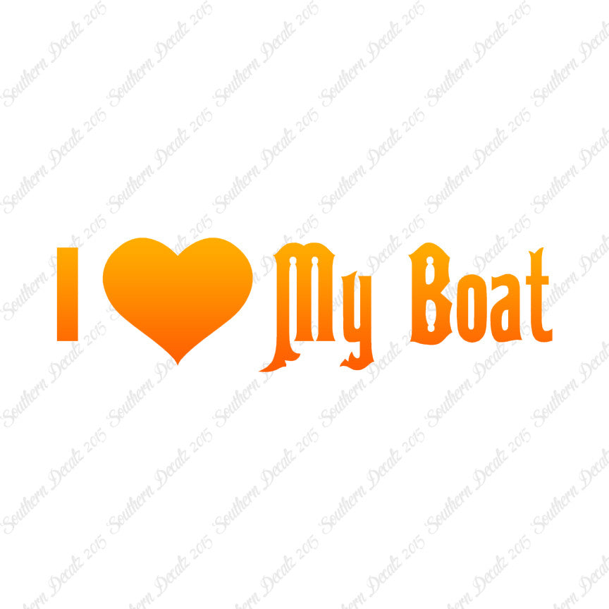 I Love My Boat