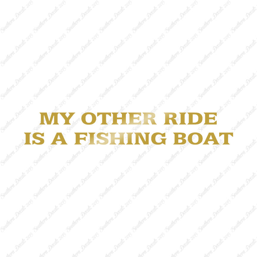 Other Ride Fishing Boat