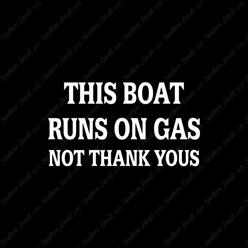 Fish Boat Runs On Gas