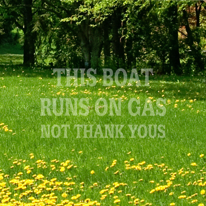 Fish Boat Runs On Gas