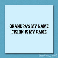 Grandpa Name Fishing Game