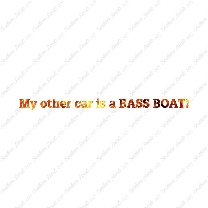 My Other Car Is A Bass Boat