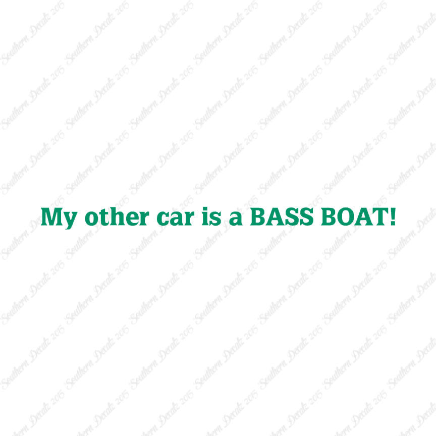 My Other Car Is A Bass Boat