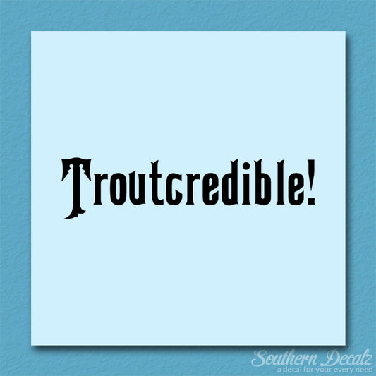 Trout credible Fishing