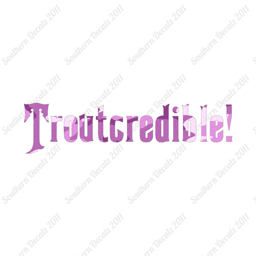 Trout credible Fishing