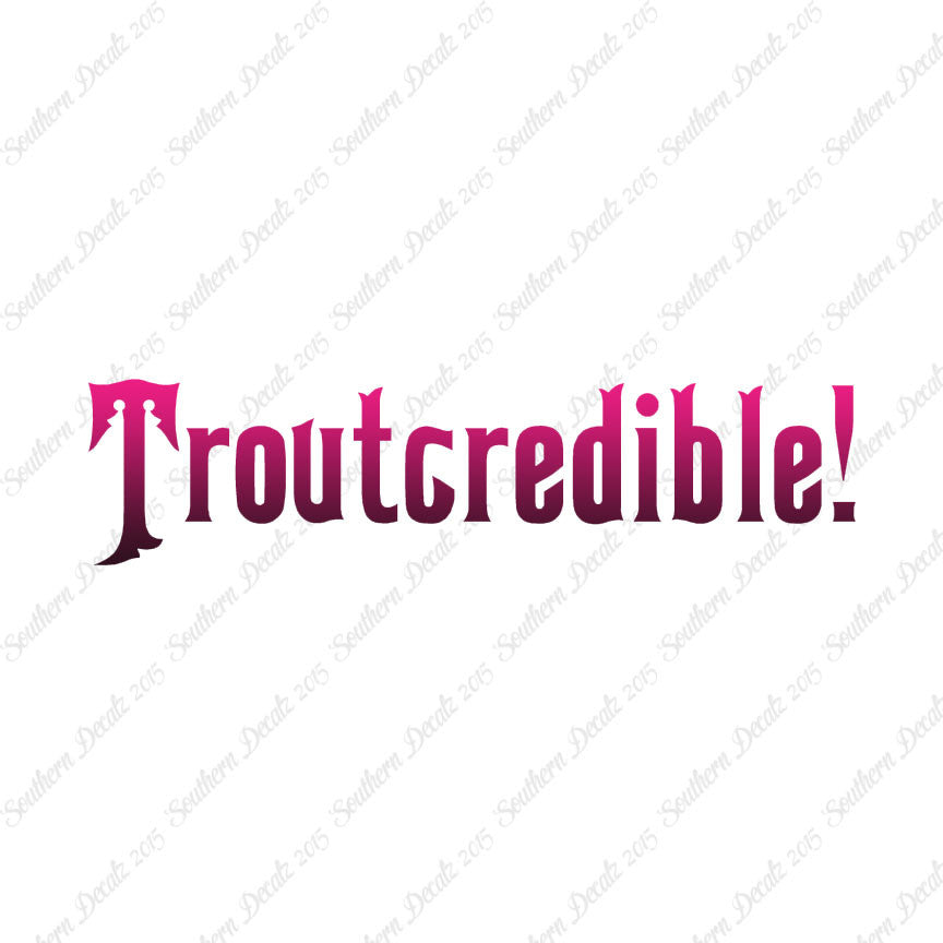 Trout credible Fishing
