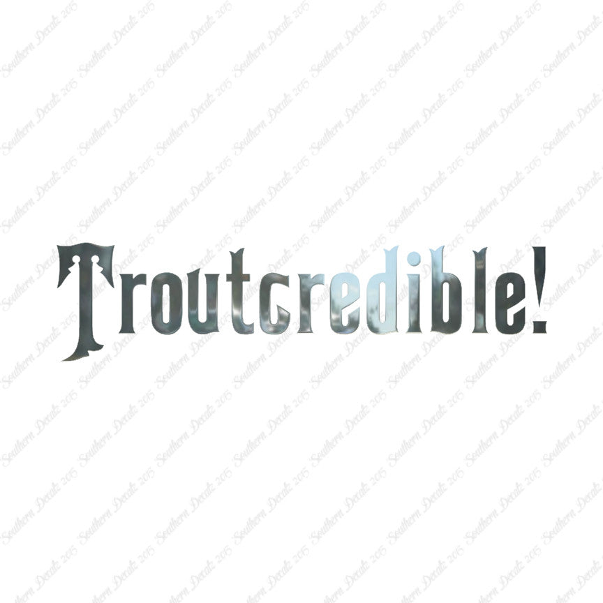 Trout credible Fishing