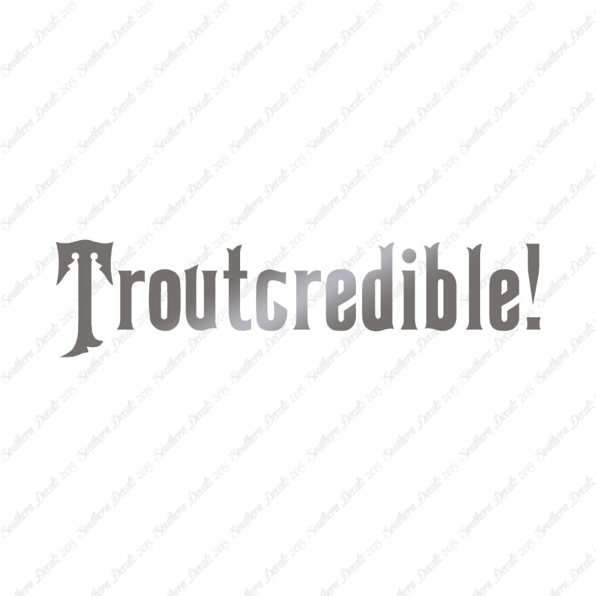 Trout credible Fishing