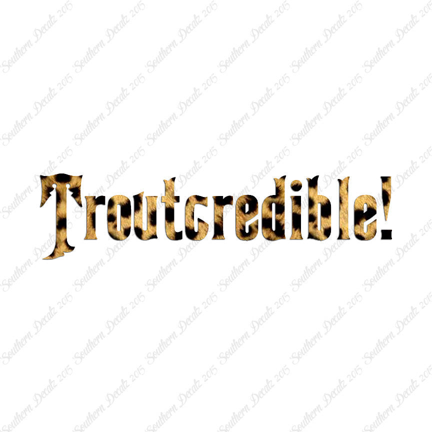 Trout credible Fishing